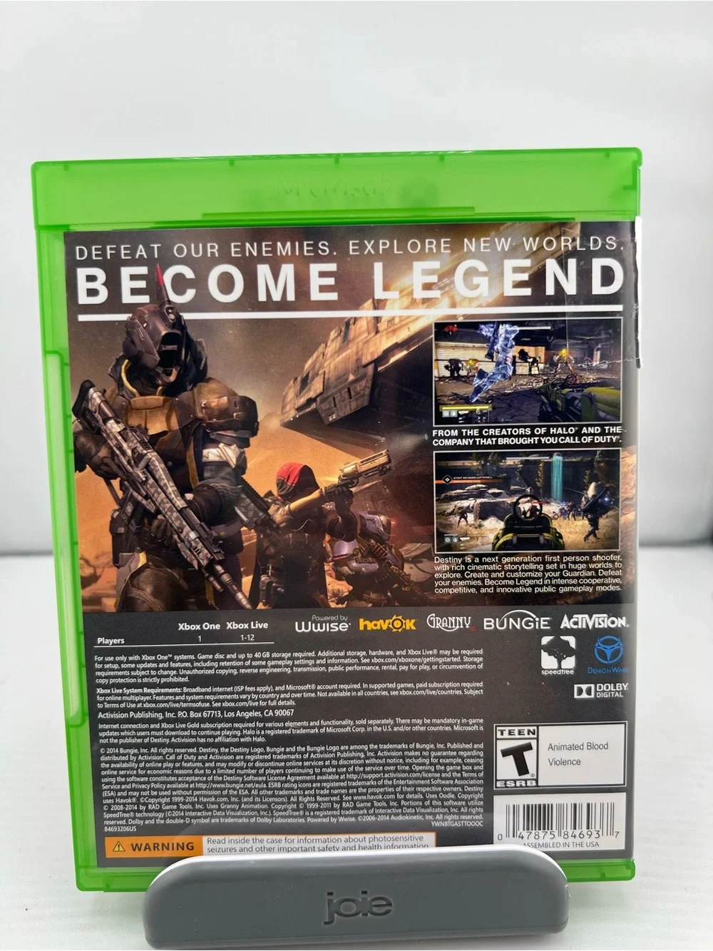 📀Xbox One Destiny Video Game - Green